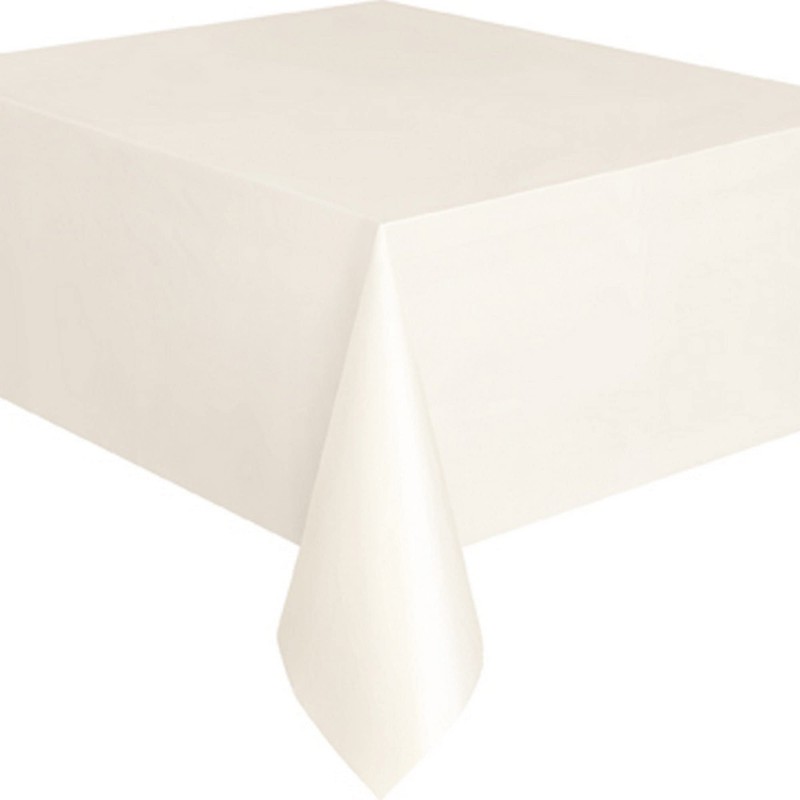Unique UK Plastic Rectangular Short Fold Table Cover - 54”