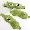 Sleep blindfold sad frog blindfold character eye mask frog eye patch 3ea