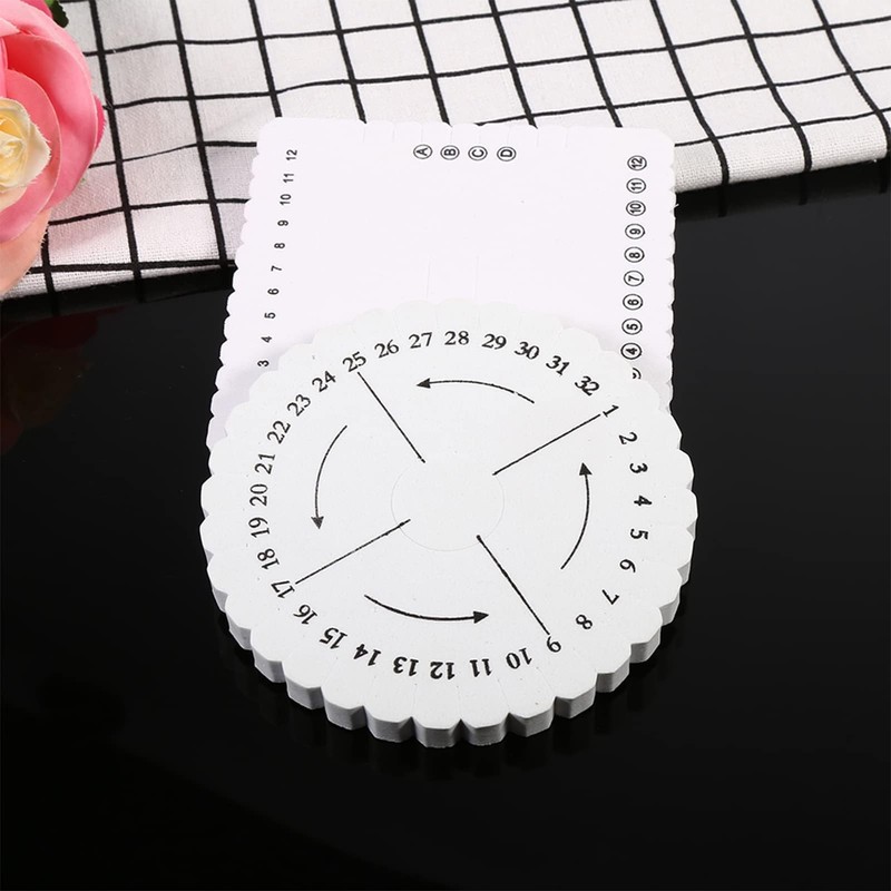 Kumihimo Disk Set,4 PCS Round and Square Braiding Disk Versatile