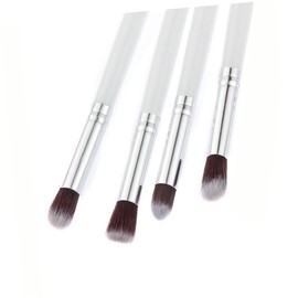 Baluue Make up Eye Brush Set White 12 Pcs Eye Make-up Brush Kit Pencil Brush Makeup Brush Blush Brush Concealer Brush Makeup Brush Power Brush Eye Eyeshadow Brush Eye Kits Medium Eyeshadow Brush White