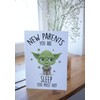 Funny Cheeky New Baby Pregnancy New Mum Card - YODA