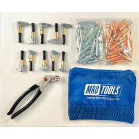 Zephyr 25 1/8 & 25 3/32 Zephyr Kwik-Lok Cleco Fasteners + Pliers + Clamps (KZ4S50-3SG)
