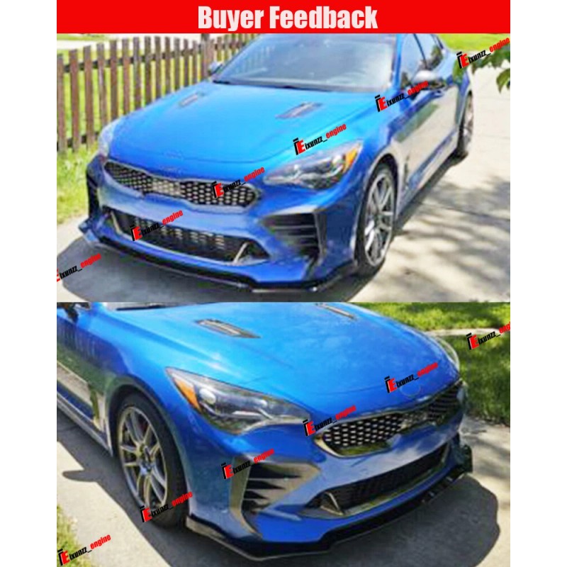 dtangor For KIA Stinger 2017-2023 Front Bumper Vent Hole Covers