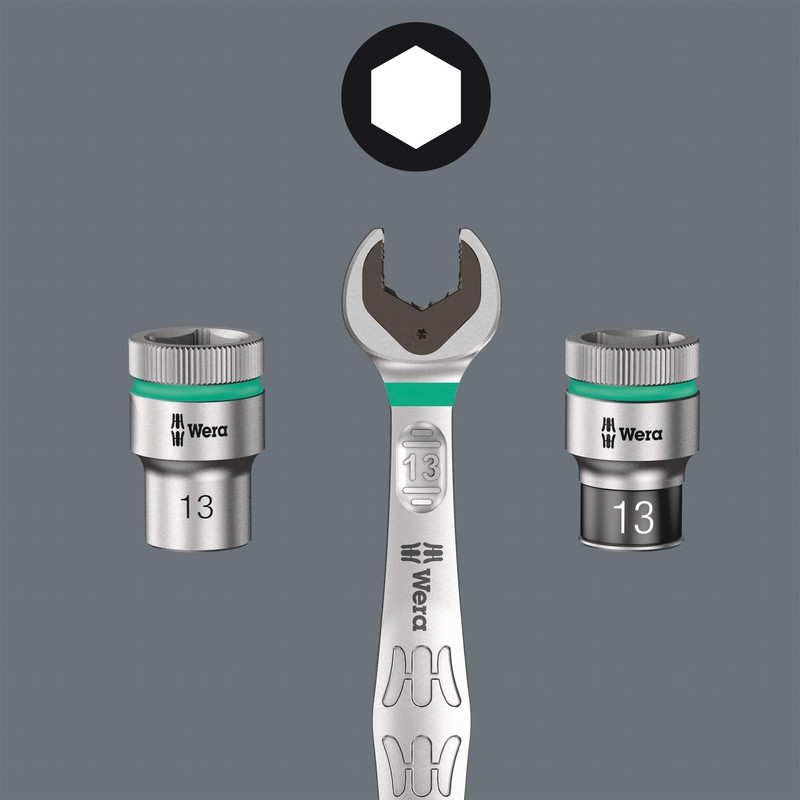 Wera 8790 B Impaktor Deep Socket with 3/8" Drive, 9/16"