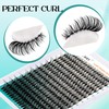 GEMERRY Individual Eyelash Set 80D Cluster Eyelashes 0.07 D Crul