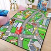 OGPJKEQR Car Rug for Kids - Green, 2'5''4''
