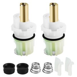 2 Pack Rp25513 Faucet Cartridge Replacement Kit for Two Handle Faucet Repair Kit with Cartridge Rp4993 Seats Springs, Compatible with Delta Shower Cartridge and Delta Bathroom Faucet Repair Kit