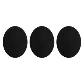 sourcing map 3Pcs Iron-on Patches, Elbow Knee Velvet Patches, Fabric Repair Patches Crafts for Repair Clothing Crafts Sweater Pants Shirts, 6x4 Inch Black
