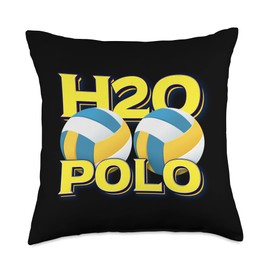 H2O Water Polo Ball water sports accessories Water Polo Throw Pillow