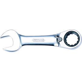 GEARplus combination ratcheting spanner, stubby, 13mm
