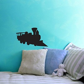 Train Chalkboard Wall Decal - 12" tall x 20" wide