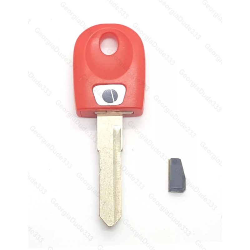 Aftermarket Ducati Aftermarket Double Sided Red Key Blank with T5