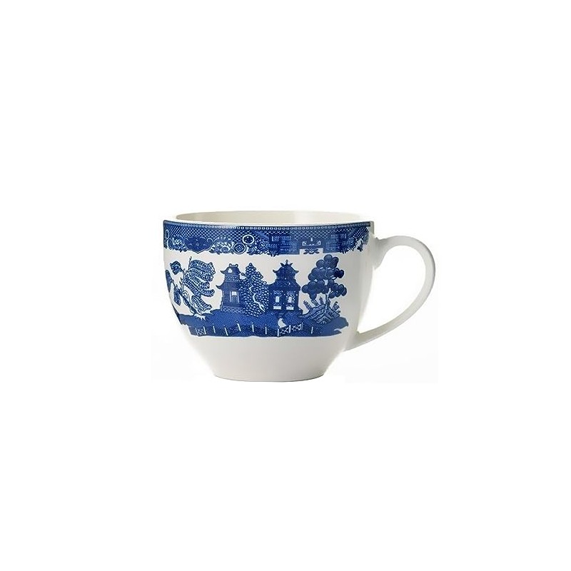 UNIQUE HOME LIVING Blue Willow 200ml Teacup Ceramic Vintage Bird