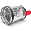 AMREMSU 4 Inch HVAC Duct Backdraft Damper - Stainless Steel