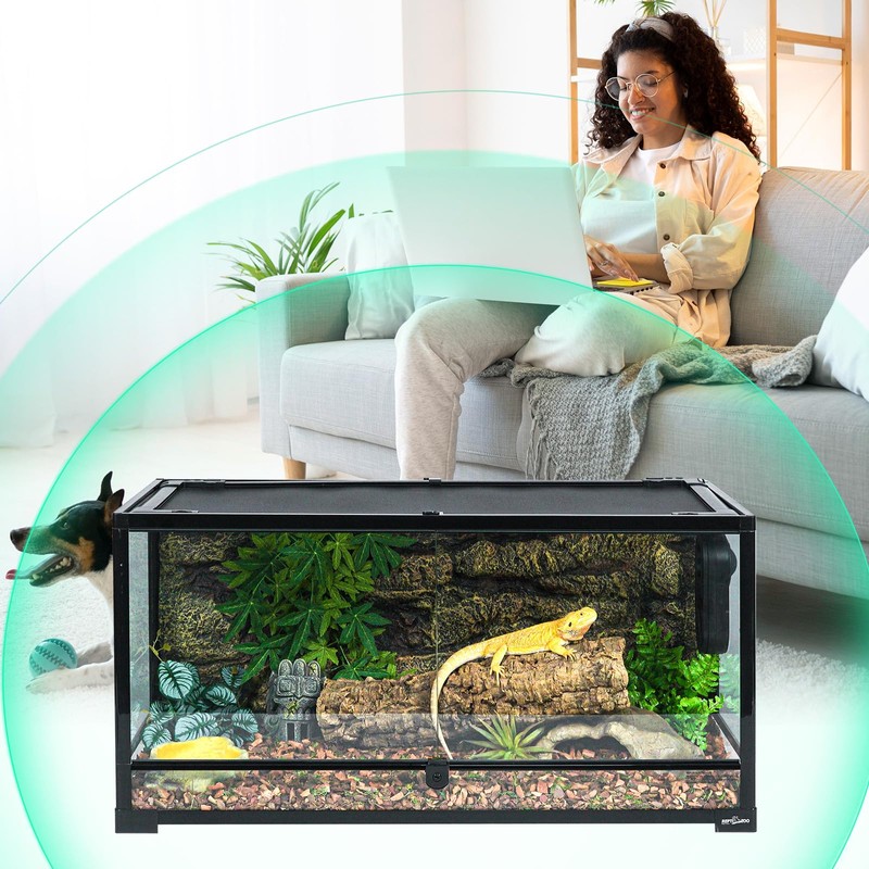 REPTI ZOO Reptile Terrarium Air Purifier Activated Carbon Replacement Filter