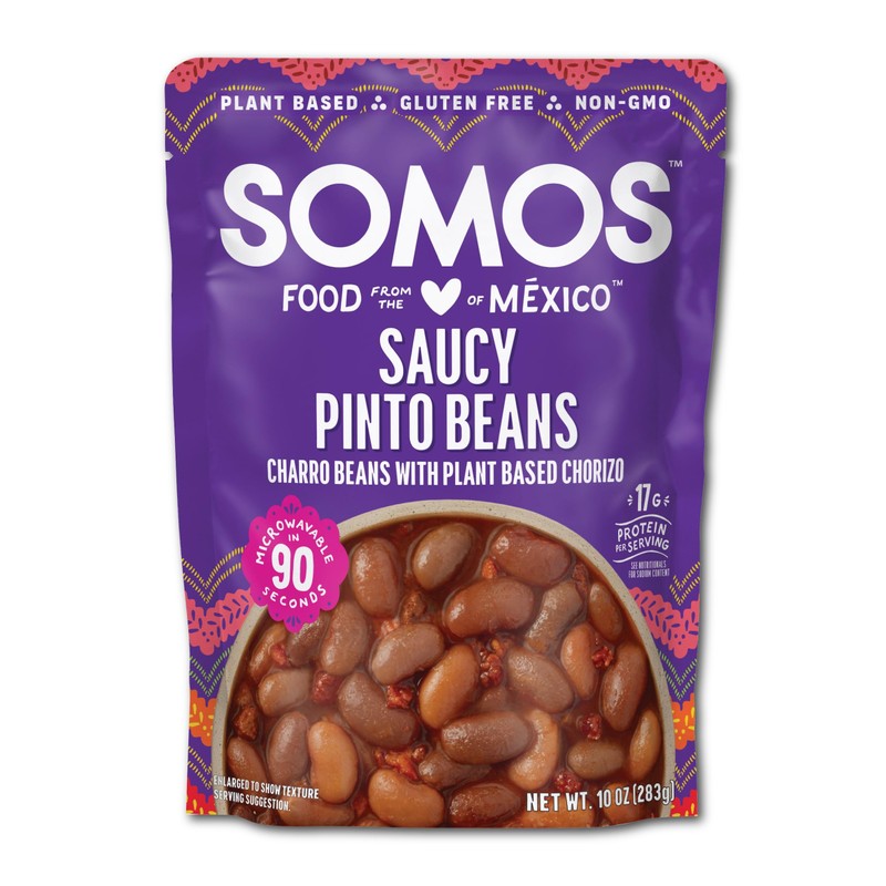 SOMOS Saucy Pinto Beans 10oz (Pack of 6)