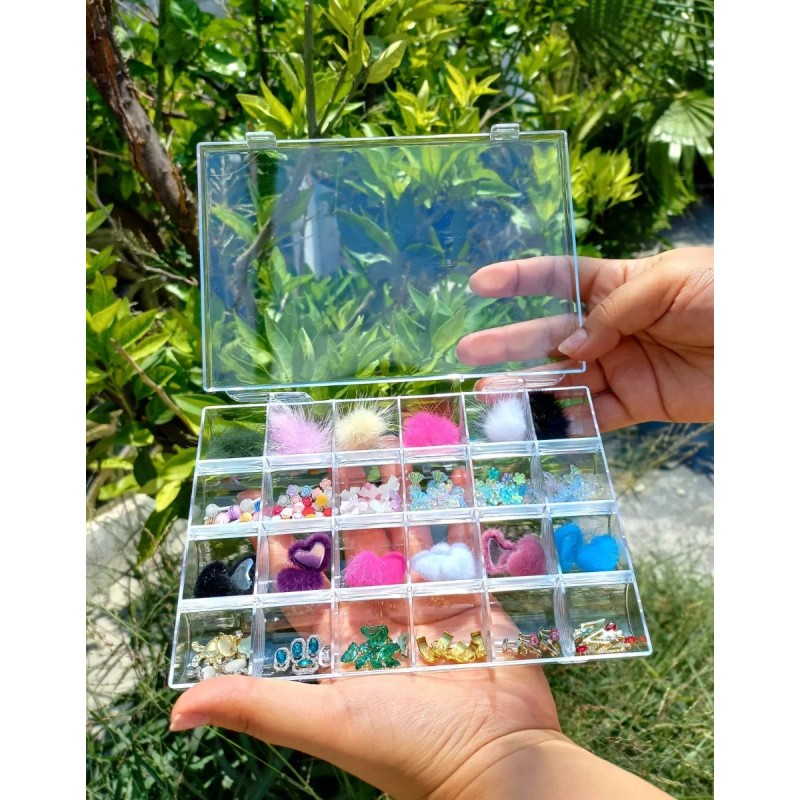 K&H Kit Estuche Decoración Uñas Nail Cute Accesorios 3d Varias