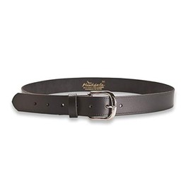 Hawkdale Leather Belt Men 1.25 Inch - Black, Brown Suit Trouser - Made In The UK # 804-400 [Black] [XL - 40" - 44" (102-112 cm)]