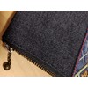 Japanese Modern Tatami Edge and Denim Pouch Made in Japan