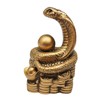 Fengshuibringluck Chinese Zodiac Snake Resin Statue Fortune and Luck Amulet
