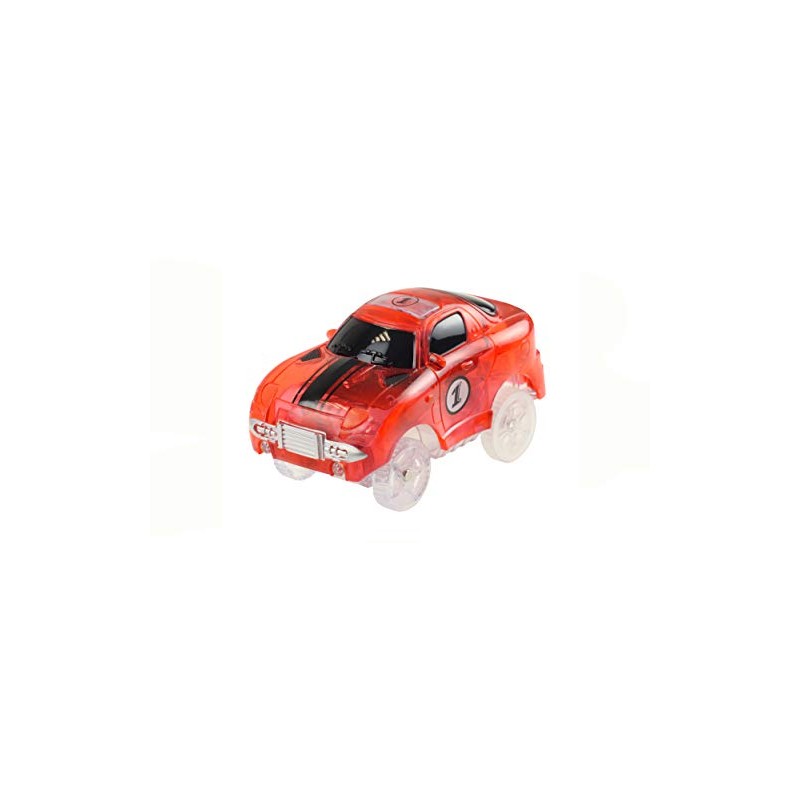 Amewi 100659 Magic Traxx Vehicle Racing Car with LED, Red
