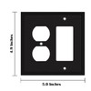 Henne Bery Modern Edge Decorative Wall Plate Switch Plate Outlet