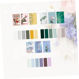 Gatuida 3Sets Retro Floral Note Pad Convenient Tearable Sticky Memo Pads for Home Office School Easy to Use Portable Self Stick Notepad Random Colors