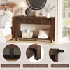 BON AUGURE Console Table with 2 Drawers, 47In Entryway Table