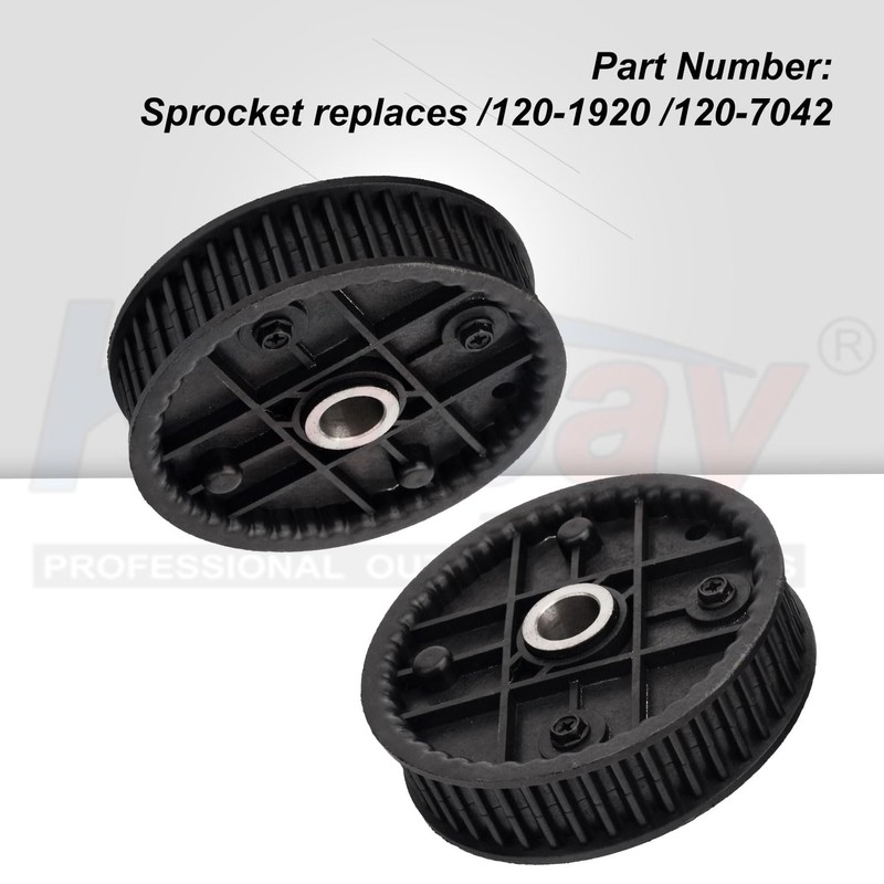 2 Pcs 121-9100 Sprocket for Toro 30" Time Master Exmark