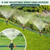 Landical Above Ground Irrigation Garden Sprinkler System 3 Pack Lawn