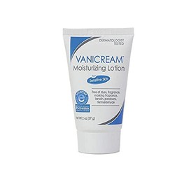 Vanicream Moisturizing Lotion for Sensitive Skin, Fragrance Free, 2 oz 57 g ,