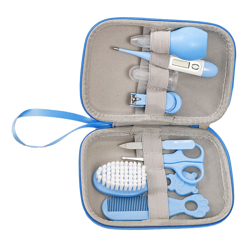 8 Pcs Baby Healthcare Grooming Kit Small Portable Baby Nursery