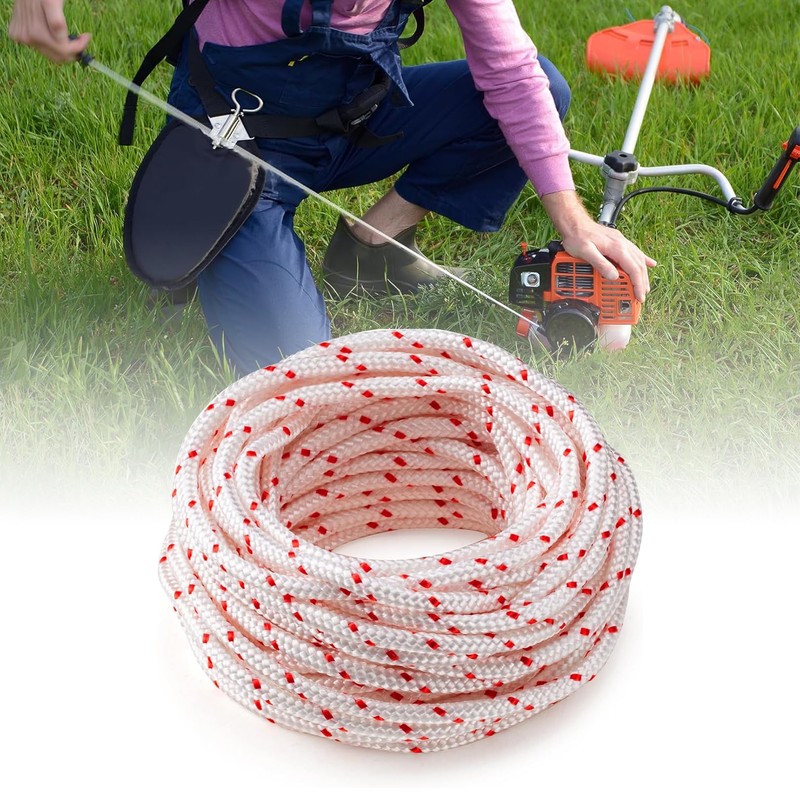 10 Meters Starter Rope for Lawnmowers, 3.5 mm Starter Rope