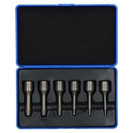 3/8" Impact Screw/Stud Extractor/Remover Set Reverse Thread 2-10mm 6pc AT023