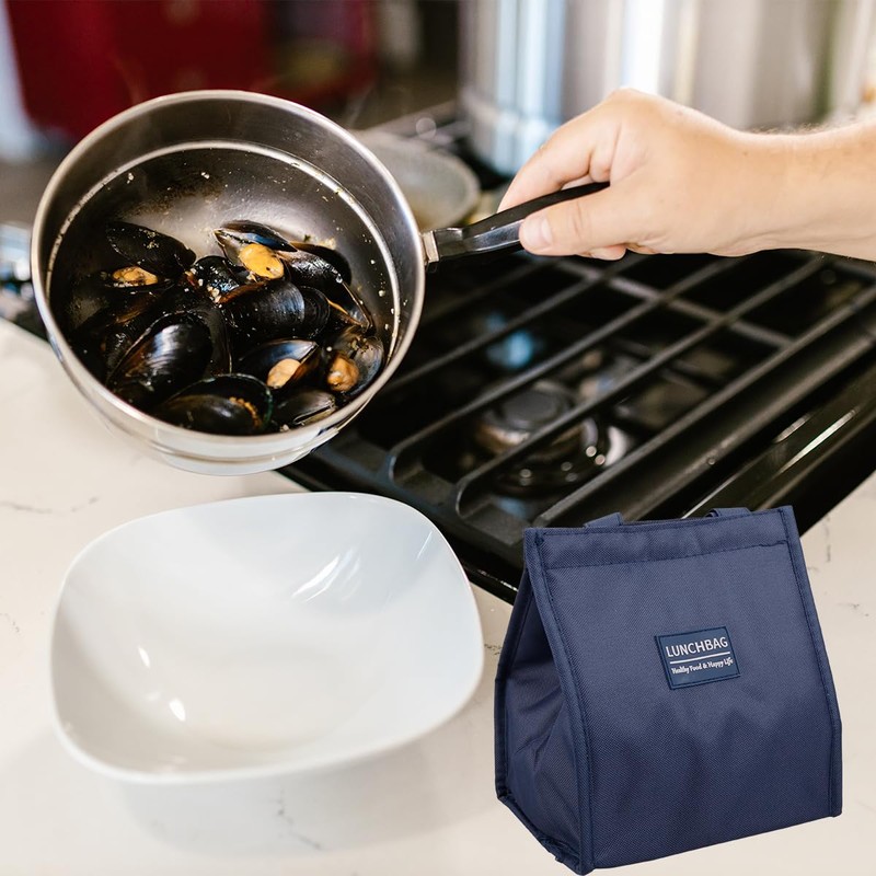 GLADFRESIT Lunch Bag - Insulated, Reusable Leakproof Thermal Lunch Box