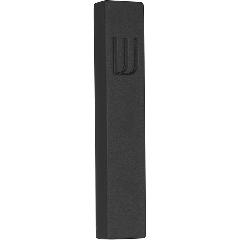 A&S Mezuzot Modern Concrete Mezuzah Case with Scroll, Easy Peel