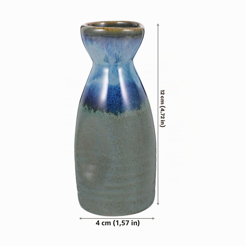 HEMOTON Sake Service Giapponese Sake Pot E 4 Tazze in