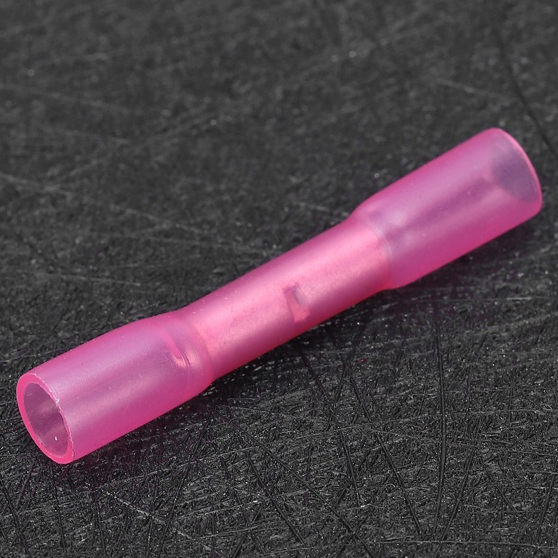 100Pcs Heat Shrink Terminals Butt Connectors Kit Waterproof Electrical Wire