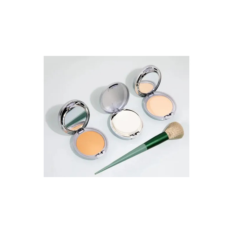 Italia Deluxe Silver Polvo Compacto Natural 1 Pz 12 Tonos