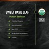 Frontier Co-op Sweet Basil Leaf, 1-Pound Bulk, Popular on Pizza