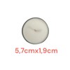 Metro Tea Lights White Unscented - Pack of 36 Large
