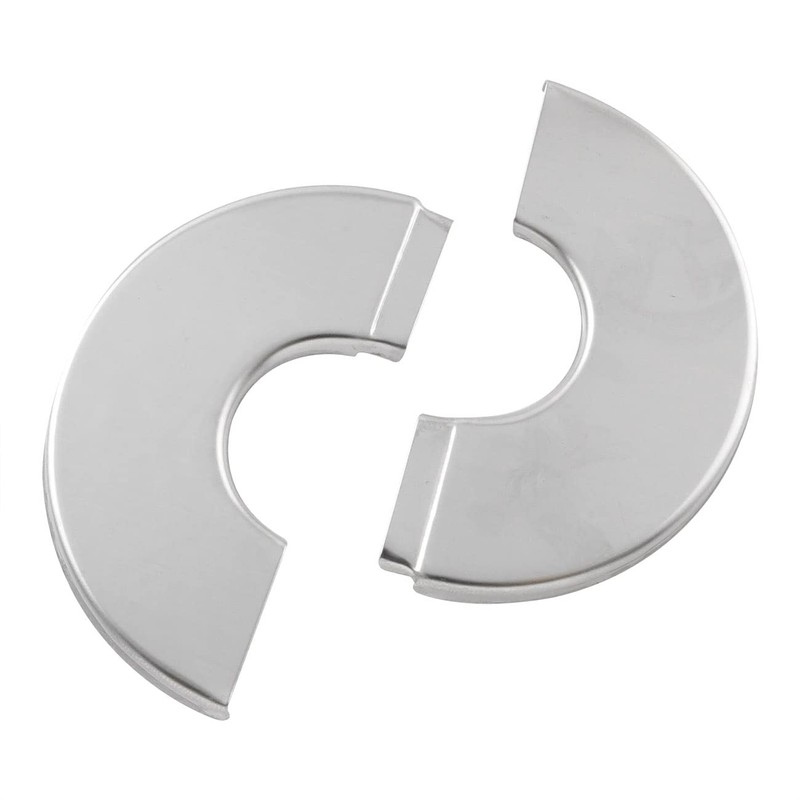 JianLing 2PCS 304 Stainless Steel Round Escutcheon Plate Round Snap-fit