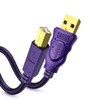 wawpi Printer Cable, USB 2.0 Cable A-Male to B-Male for