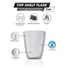 Hip Flask Gift Set Box with Refill Funnel and 2