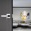 Gobrico Heavy Duty Entry Door Handle Polished Chrome Keyed Entry