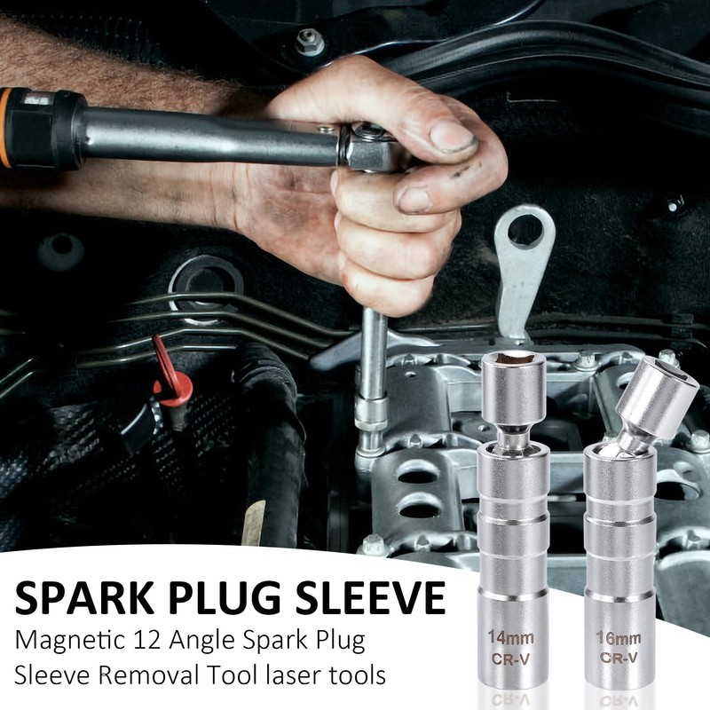 Tunejoy Spark Plug Wrench Magnetic Universal 14 mm & 16