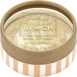 essence Vintage BEACH baked highlighter, Nr. 01 Sun, Sand, Me ; Vitamin Sea, gold (7,5g)