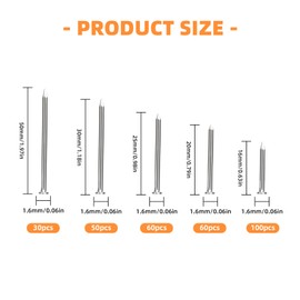 300-teilige Stahlnagel-Kollektion | Verzinkte Universalstifte für Beton, Holz & Heimwerkerprojekte | 5 Größen im Sortierkasten | Profi-Werkzeug zum Bilderaufhängen & Montagen (Haltbar & Rostgeschützt)