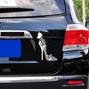 5pcs Car Decorative Decals Car Window Door Bumper Decal Fashion