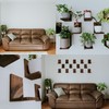 Daniel's Plants 3 Pack Midcentury Modern L Shaped Floating Shelves